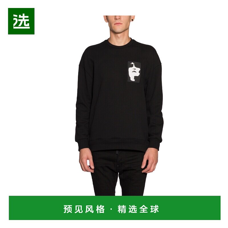 香港直邮NEIL BARRETT 男士针织毛衣 KBJS371P01NERO AW2018卫衣