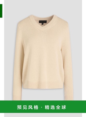 1h可退 香港直邮NILI LOTAN 女士 Priya 棉质真丝混纺毛衣 81054Y