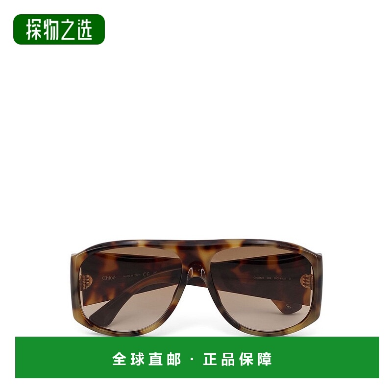 1h可退 香港直邮Chloe 蔻依 女士 Eyewear 飛行員鏡框太陽眼鏡 CH