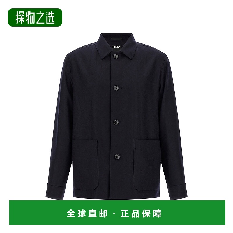 1h可退 香港直邮Zegna 杰尼亚 男士 'Alpe' 衬衫式服装 231C00A21