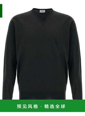 香港直邮JOHN SMEDLEY 男士针织衫 BOBBYBLACK AW2025 黑色 Bobby