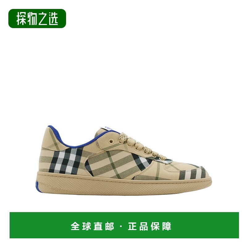 香港直邮Burberry Terrace格纹低帮休闲鞋 80963941