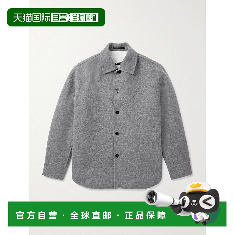 1h可退 香港直邮Jil Sander 吉尔·桑达 男士 羊毛衬衫式外套 J23