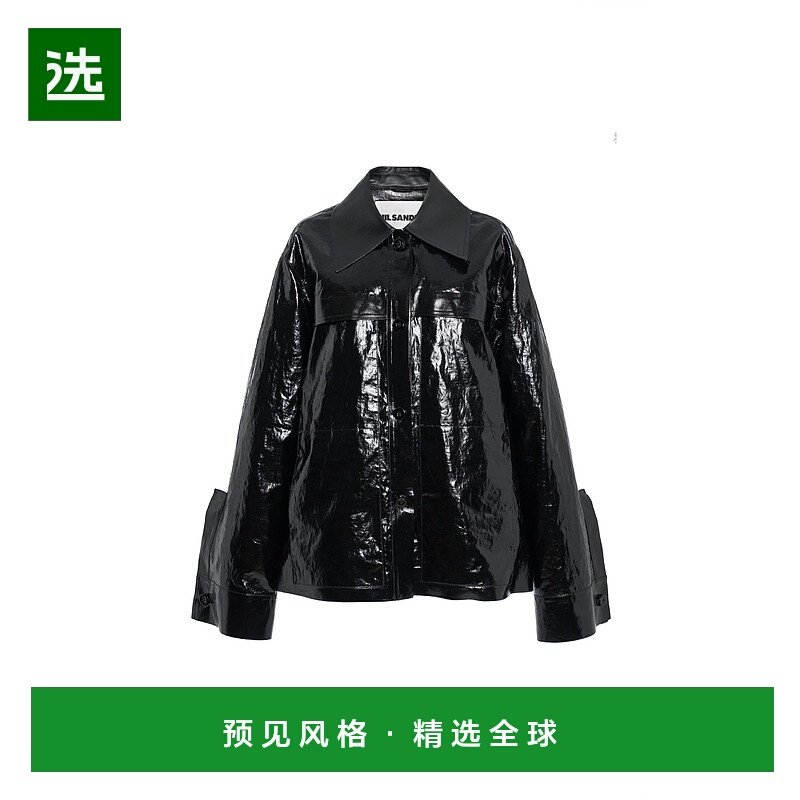 1h可退 香港直邮Jil Sander 吉尔·桑达 女士 涂层亚麻休闲夹克,女装/女士精品,风衣,淘宝优惠券,粉丝福利购,淘宝优惠卷
