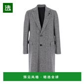 款 1h可退 羊毛大衣 Lapels 灰色单排扣经典 香港直邮Lardini 男士