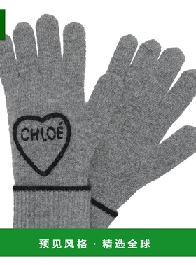 香港直邮CHLOÉ 女士手套 26SKG02WCS012 SS2026 灰色 Chloé Glov