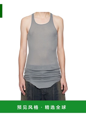 1h可退 香港直邮Rick Owens Concordians 圆领背心 RU02E1150MR