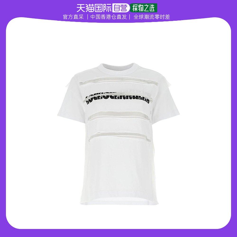香港直邮sacai logo印花t恤 2105453