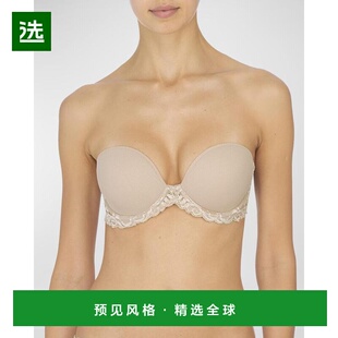 1h可退 【美国直邮】Natori 羽毛无肩带深 V 文胸