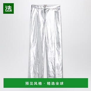 1h可退 香港直邮THE GARMENT 女士 Andy 银色宽松裤子 20841PL801
