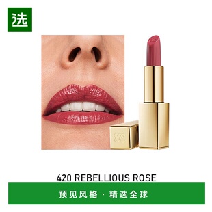 欧洲直邮Estee lauder雅诗兰黛 绒雾小金管口红3.5g 缎光质地#420