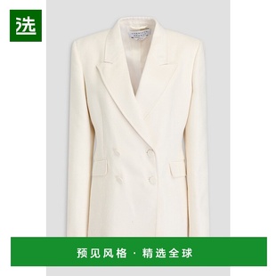 香港直邮Gabriela 外套 Hearst 双排扣磨毛真丝西装 女士 1h可退