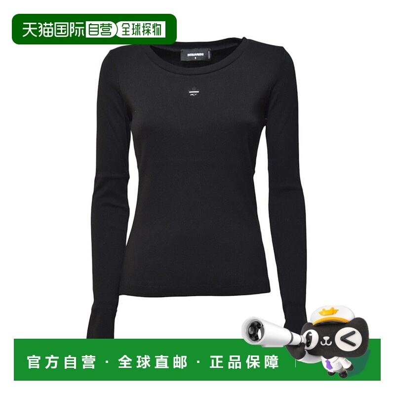 1h可退 香港直邮Dsquared2 二次方 女士 长袖圆领T恤 S75GD0428D2