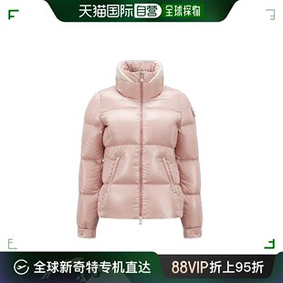 欧洲直邮Moncler 蒙克莱23新款 99新未使用 女粉色漆尼龙可拆