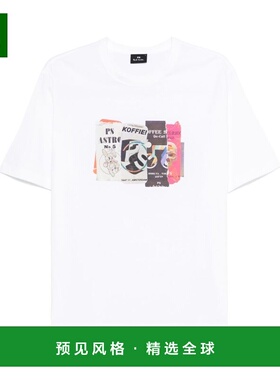 香港直邮PAUL SMITH 男士T恤 M2R220XPP512201 SS2026 白色