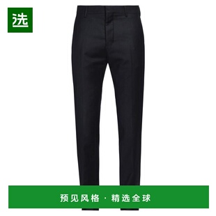 1h可退 【美国直邮】ami 男装休闲裤 100 初榨羊毛法兰绒中腰锥形