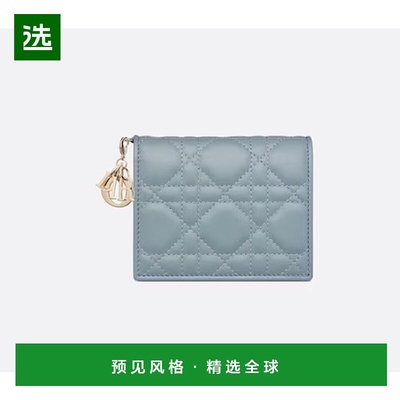 1h可退 欧洲直邮Dior/迪奥 Gardenia Lady 迷你钱包