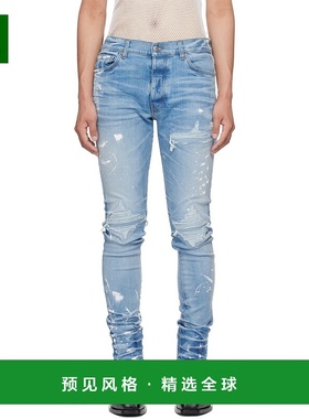 1h可退 香港直邮AMIRI 男士 蓝色 Painter Denim MX1 牛仔裤 AMDN