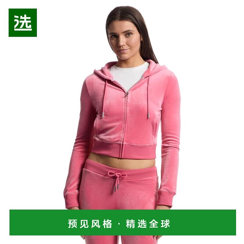 【美国直邮】juicy couture 女士 运动衫长袖帽衫卫衣运动套装图片