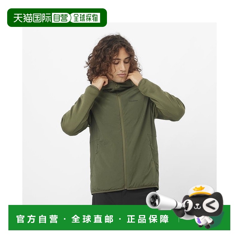 自营欧洲直邮Salomon萨洛蒙 OUTLINE WARM HYBRID系列男士橄榄绿