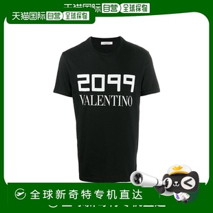 SV0MG04E5SJ 99新未使用 香港直邮Valentino logo印花休闲T恤