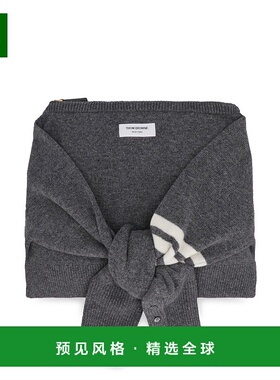 1h可退 香港直邮Thom Browne 汤姆·布朗 女士 MELANGE 灰色羊毛