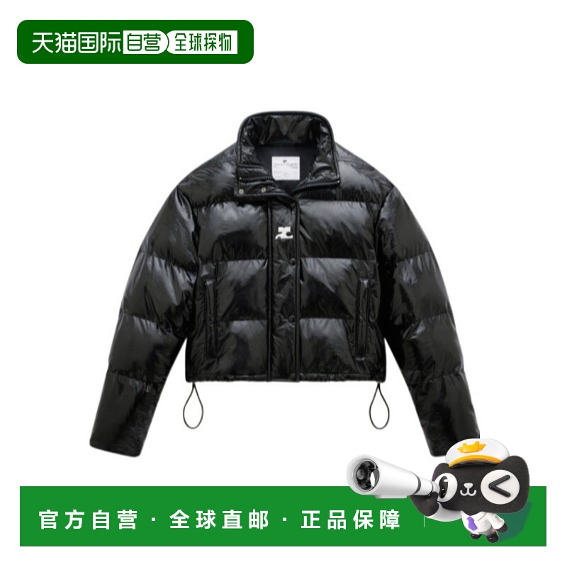香港直邮Courreges 长袖拉链羽绒服 323CMA106VY0016