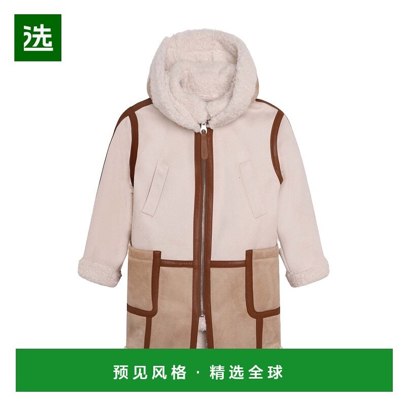 香港直邮Chloe 拉链连帽大衣 C16441