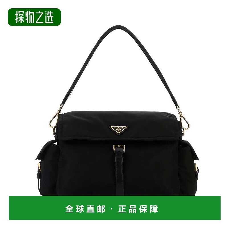 香港直邮Prada 普拉达 女士 標誌牌折疊單肩包 1BD391VNOORDLN