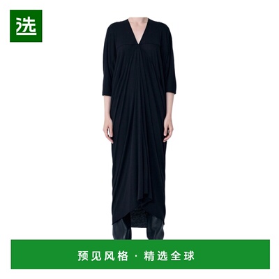 香港直邮RICK OWENS 女士连衣裙 RP02E4506JR09 AW2025 黑色