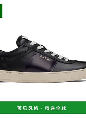 香港直邮Paul Smith 保罗·史密斯 男士 黑色 & 紫色 Leather Fol