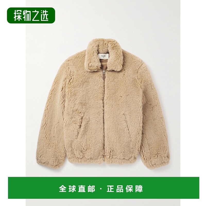 Celine 思琳 男士 羊驼毛棉混纺夹克 RV0WR383V