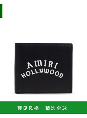 1h可退 香港直邮AMIRI 男士钱包 AMACBI10200001 AW2025 黑色 Lea