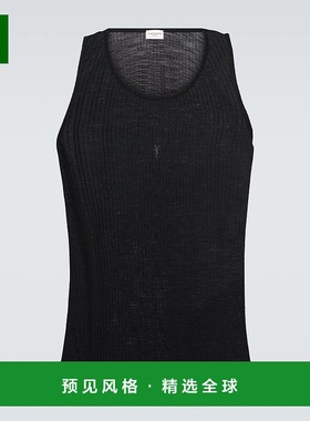 1h可退 香港直邮Saint Laurent 圣罗兰 男士 Cassandra 羊毛背心