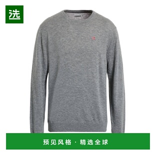 1h可退 香港直邮Napapijri 男士 毛衣 grey灰色 舒适时尚