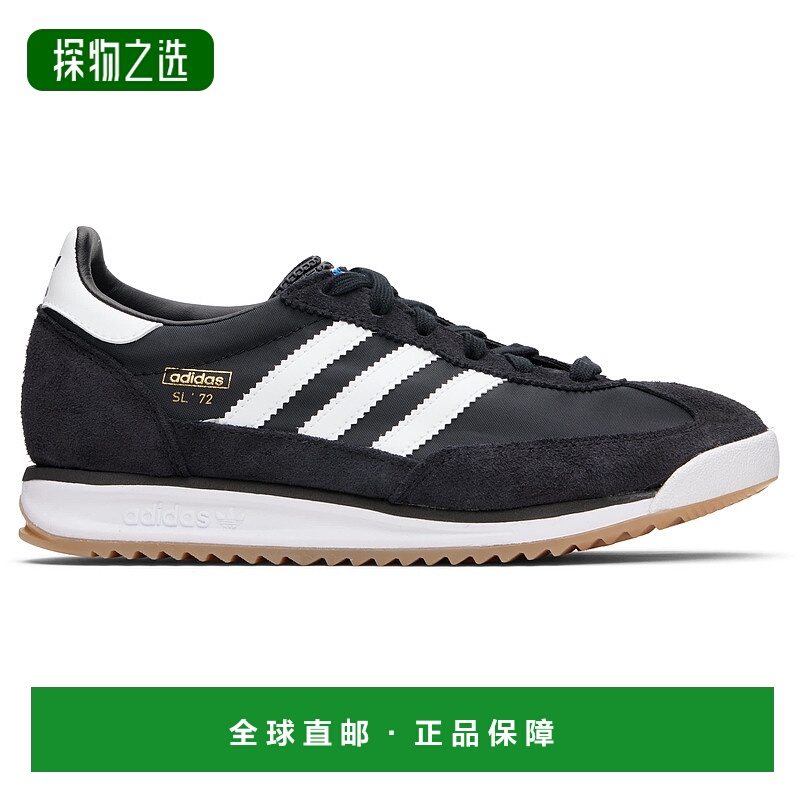 1h可退 香港直邮Adidas Originals 男士 黑色 SL 72 RS 运动鞋 JI