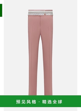 1h可退 香港直邮DIOR 迪奥 男士 TURNED-DOWN 腰带长裤 383C130A4