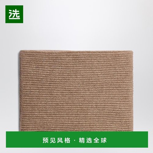 1h可退 香港直邮Bonpoint 女童 Tatodine 米色羊绒围巾童装 W04KA