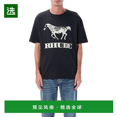 香港直邮RHUDE 男士T恤 RHFW25TT010123158 AW2025 花色 DINERO T