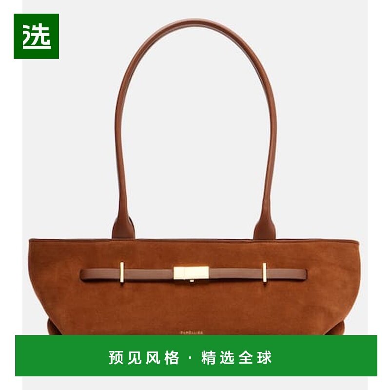 1h可退 香港直邮DeMellier 女士 New York 绒面革肩包 brown棕色,箱包皮具/热销女包/男包,通用款女包,淘宝优惠券,粉丝福利购,淘宝优惠卷