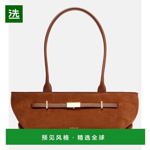 1h可退 香港直邮DeMellier 女士 New York 绒面革肩包 brown棕色