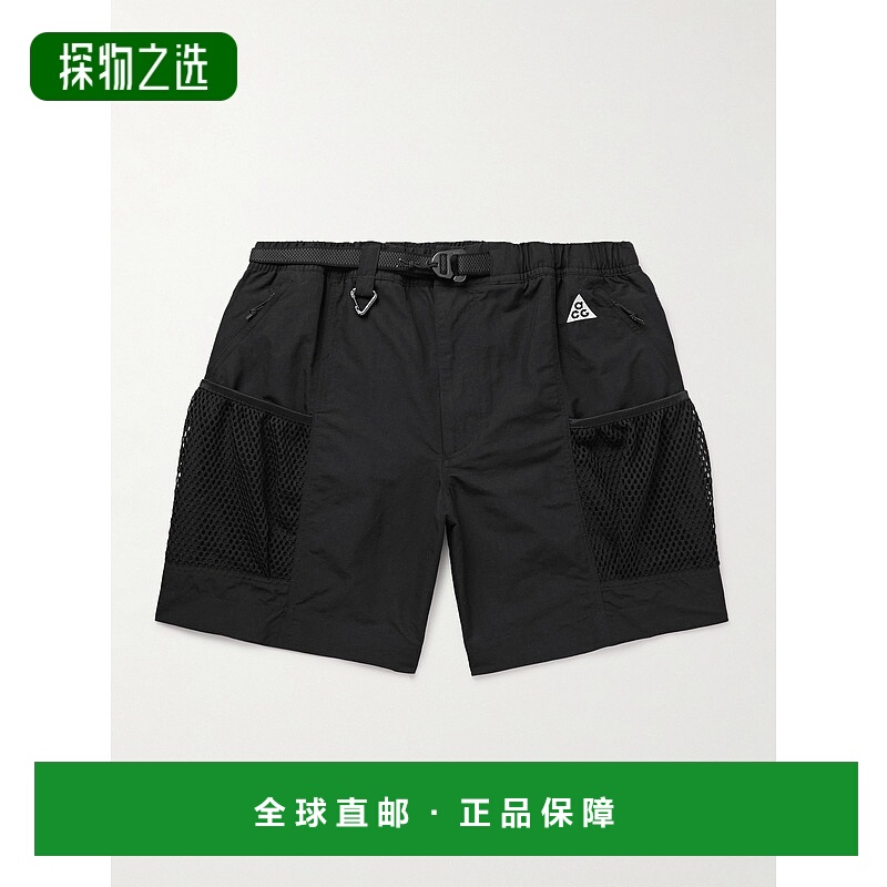 1h可退 Nike 耐克 男士 ACG Snowgrass 直筒网纱边束带尼
