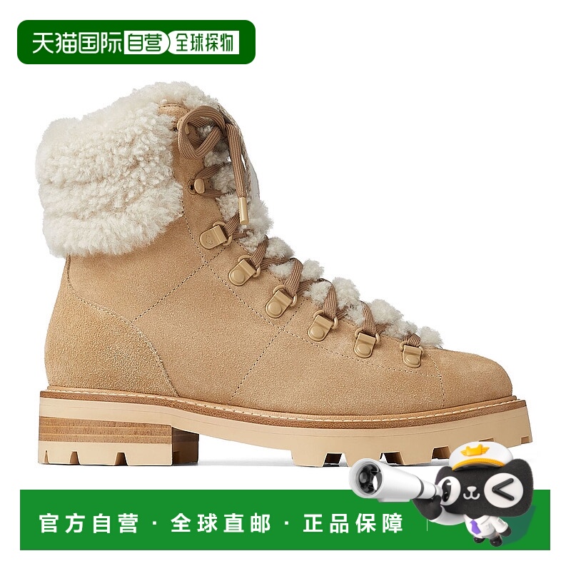 1h可退 香港直邮Jimmy Choo 周仰杰 女士 Eshe 毛羊皮靴子 BY9C8B
