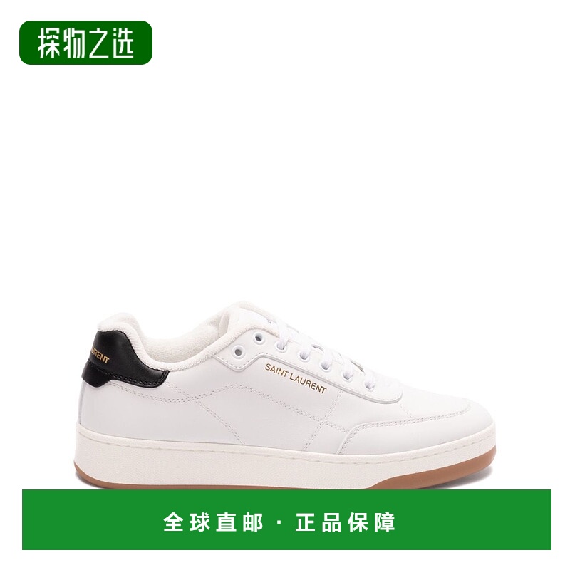 1h可退 欧洲直邮saint laurent 男士 时尚休闲鞋运动鞋牛皮男鞋