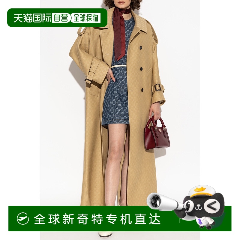 1h可退 香港直邮GUCCI 女士连衣裙 818219XDC9H4528 CO 深蓝色 GG