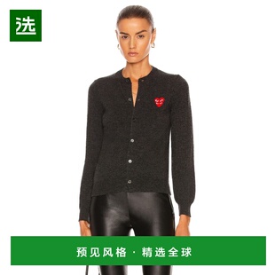 1h可退 香港直邮comme des garcons play 女士 针织开衫 AXN07505