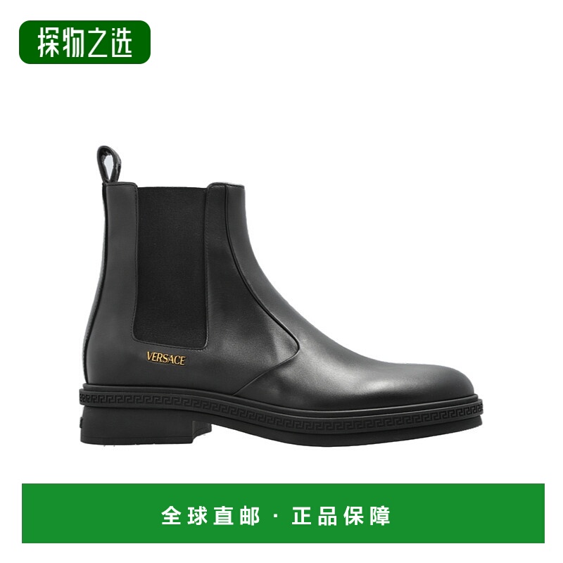 香港直邮Versace 圆头短筒靴 10198741A13478