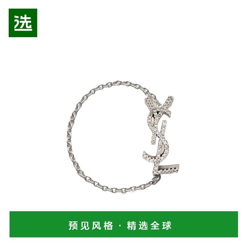 香港直邮Saint Laurent CASSANDRE 链条戒指 763625Y8004
