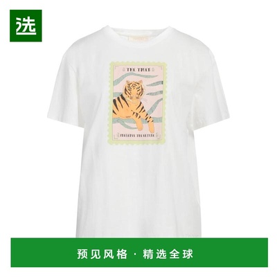 1h可退 【美国直邮】twinset 女士 上装T恤潮流时髦穿搭时尚透气