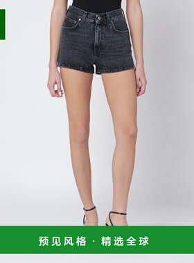 1h可退 香港直邮Haikure 女士 黑色英伦风短裤 HEW03362DF174COL0